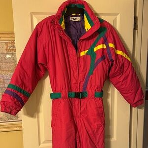 Mint Condition Fila Vintage 90s Pink Skisuit